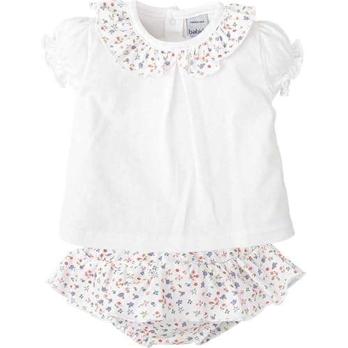 Babidu completino neonata maglia e ranetta bianco 24 mesi