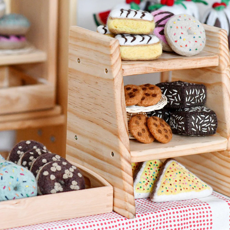 Tara Treasures Cookies Set 3 Biscotti Feltro Lana 5,5 cm
