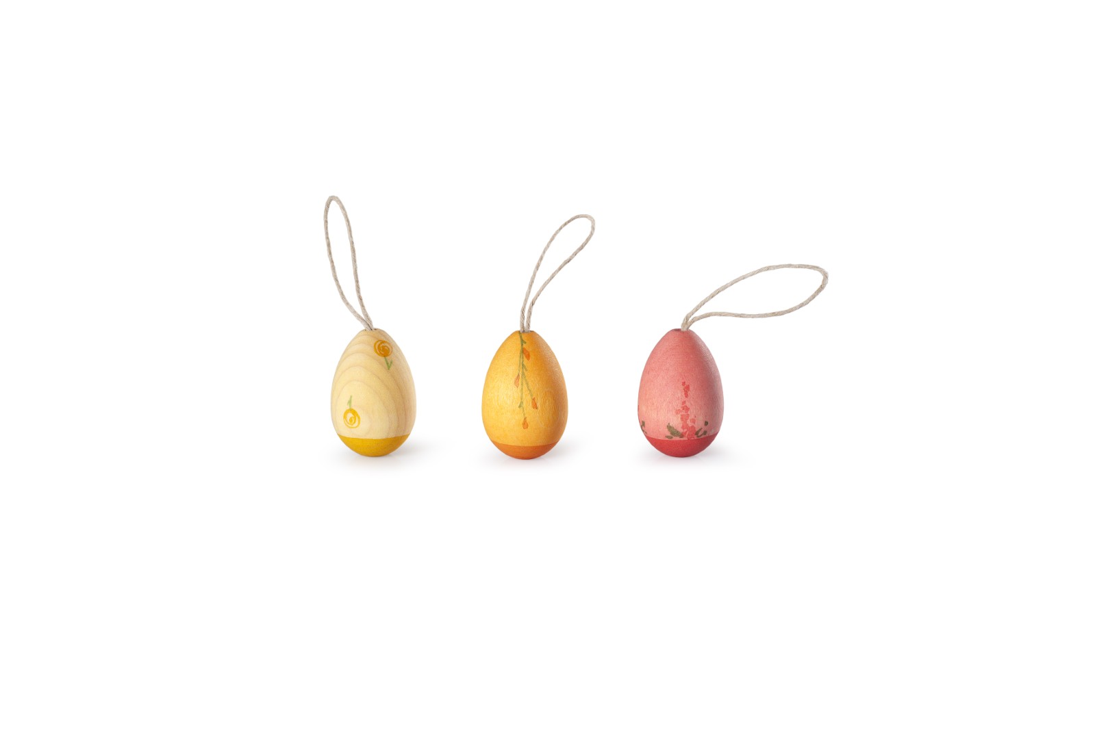 Grapat Sunrise Eggs set 3 uova Pasqua legno