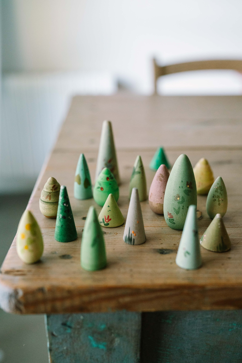 Grapat Forest Tree Set 18 Alberi Legno