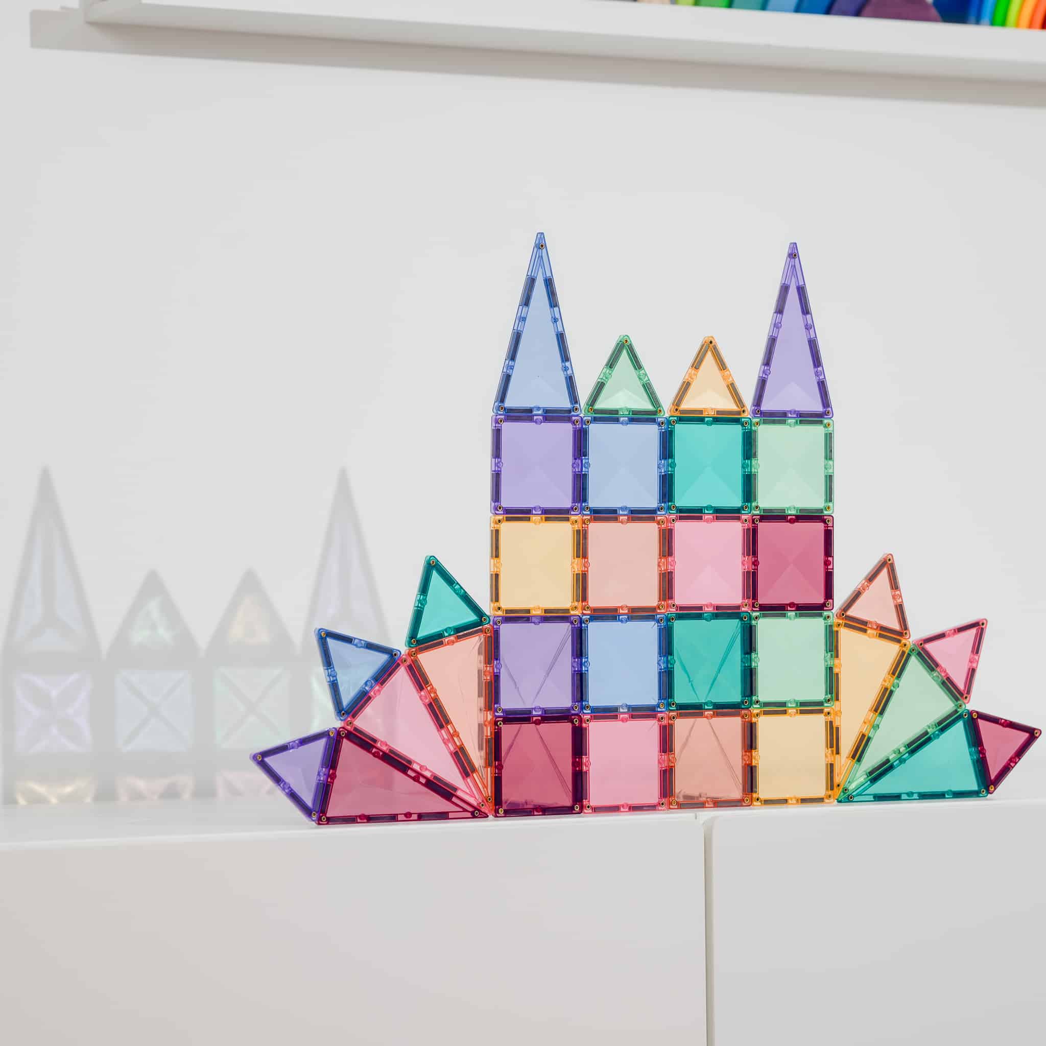 Connetix Pastel Mini Pack Costruzioni Magnetiche 32 Pezzi