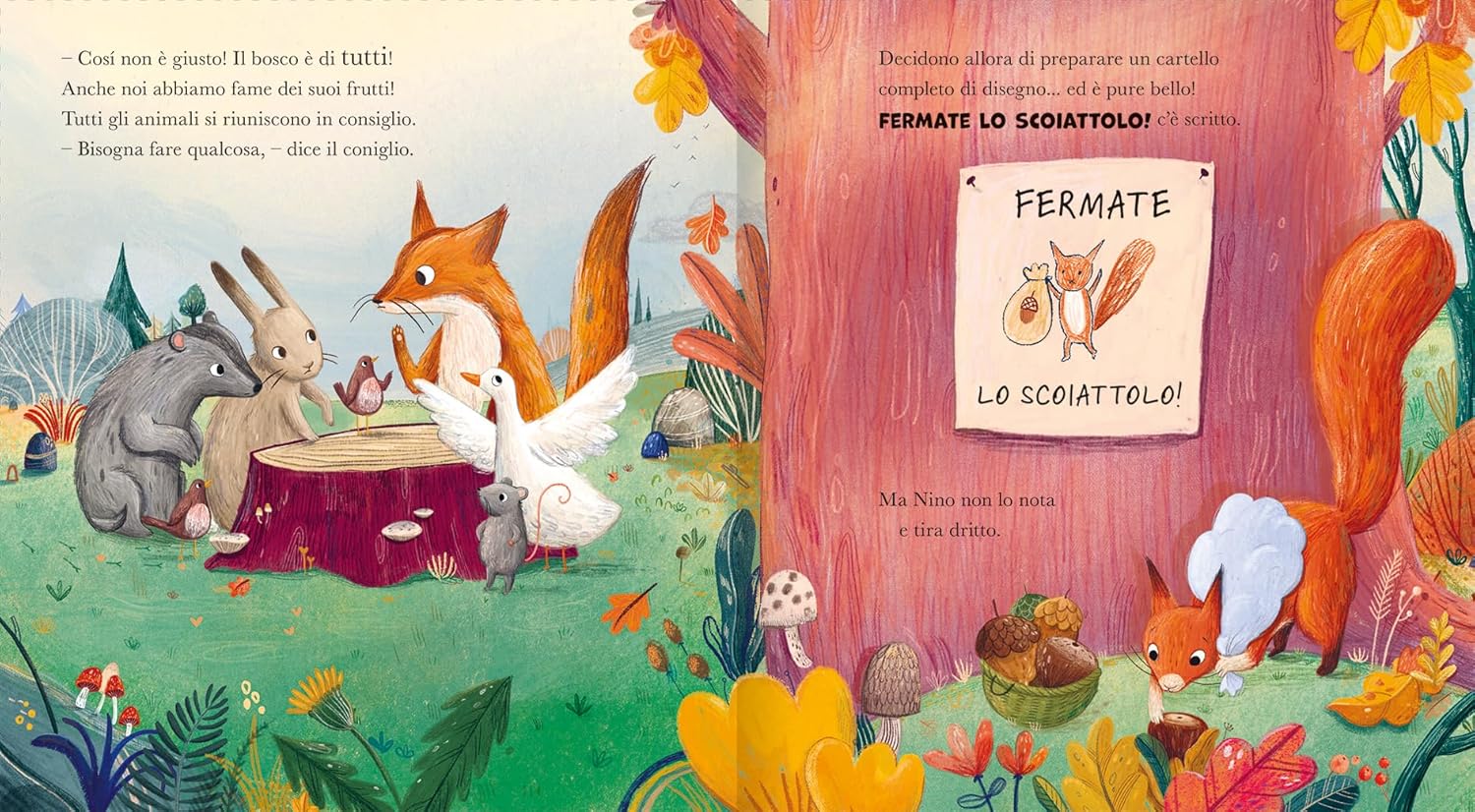 Emme Edizioni Basta scoiattolo! libro illustrato 4 anni