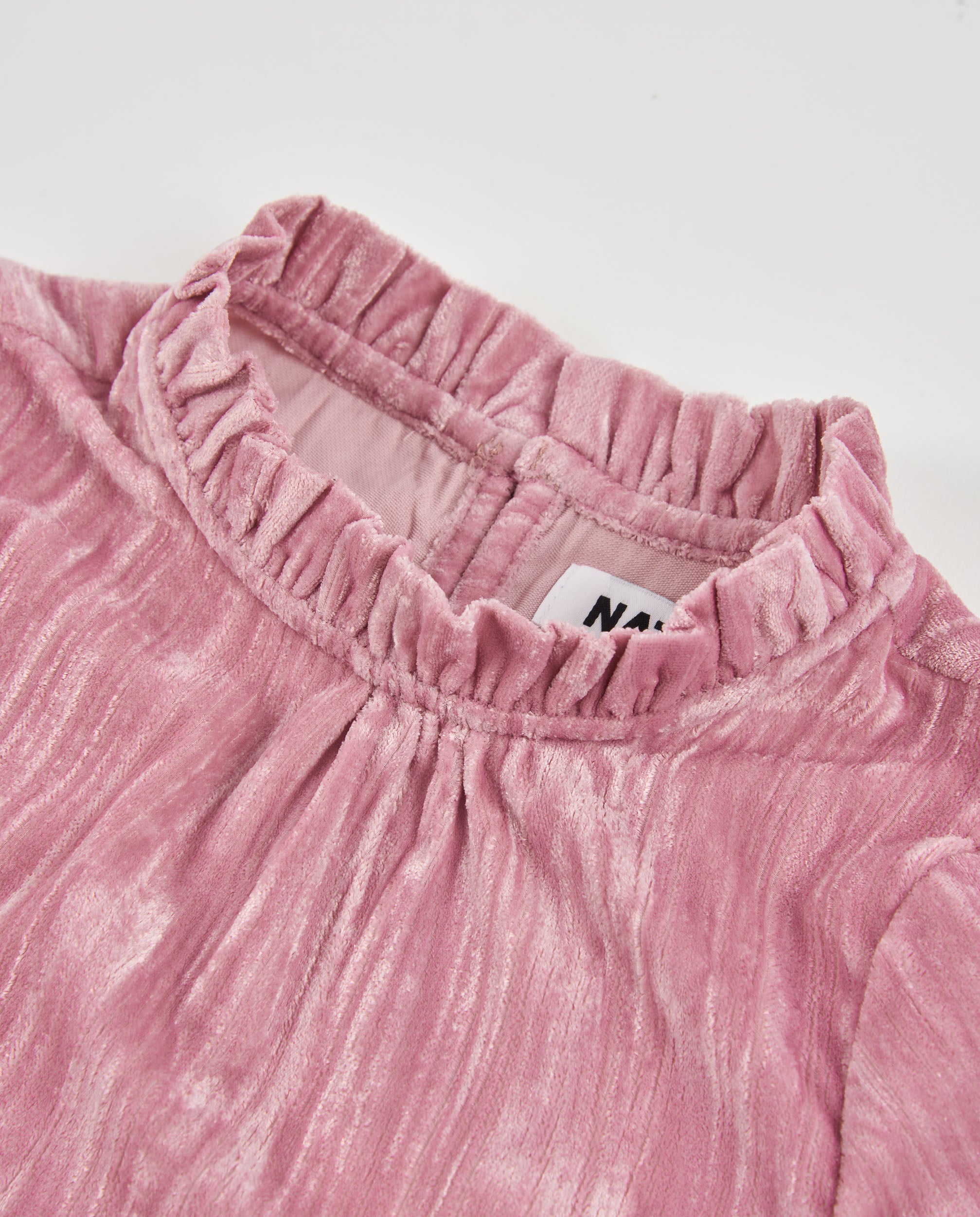 Tuc Tuc camicia bambina rosa collo plissé
