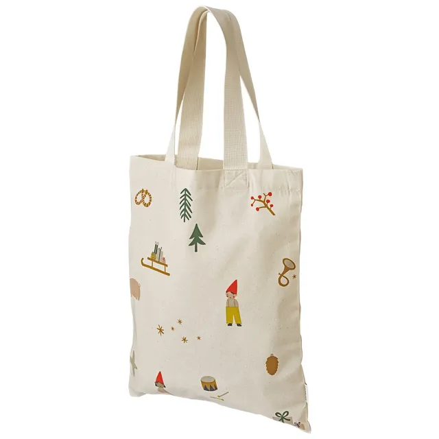 Liewood Holiday borsetta cotone bio sabbia 36x40 cm