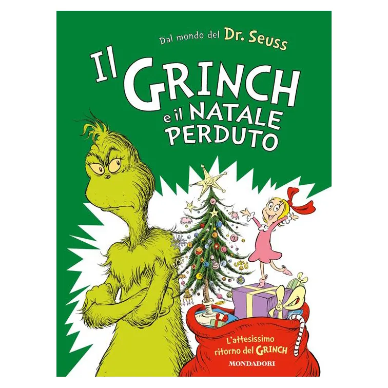 Dr. Seuss Grinch e il Natale perduto libro bimbi 40 pagine