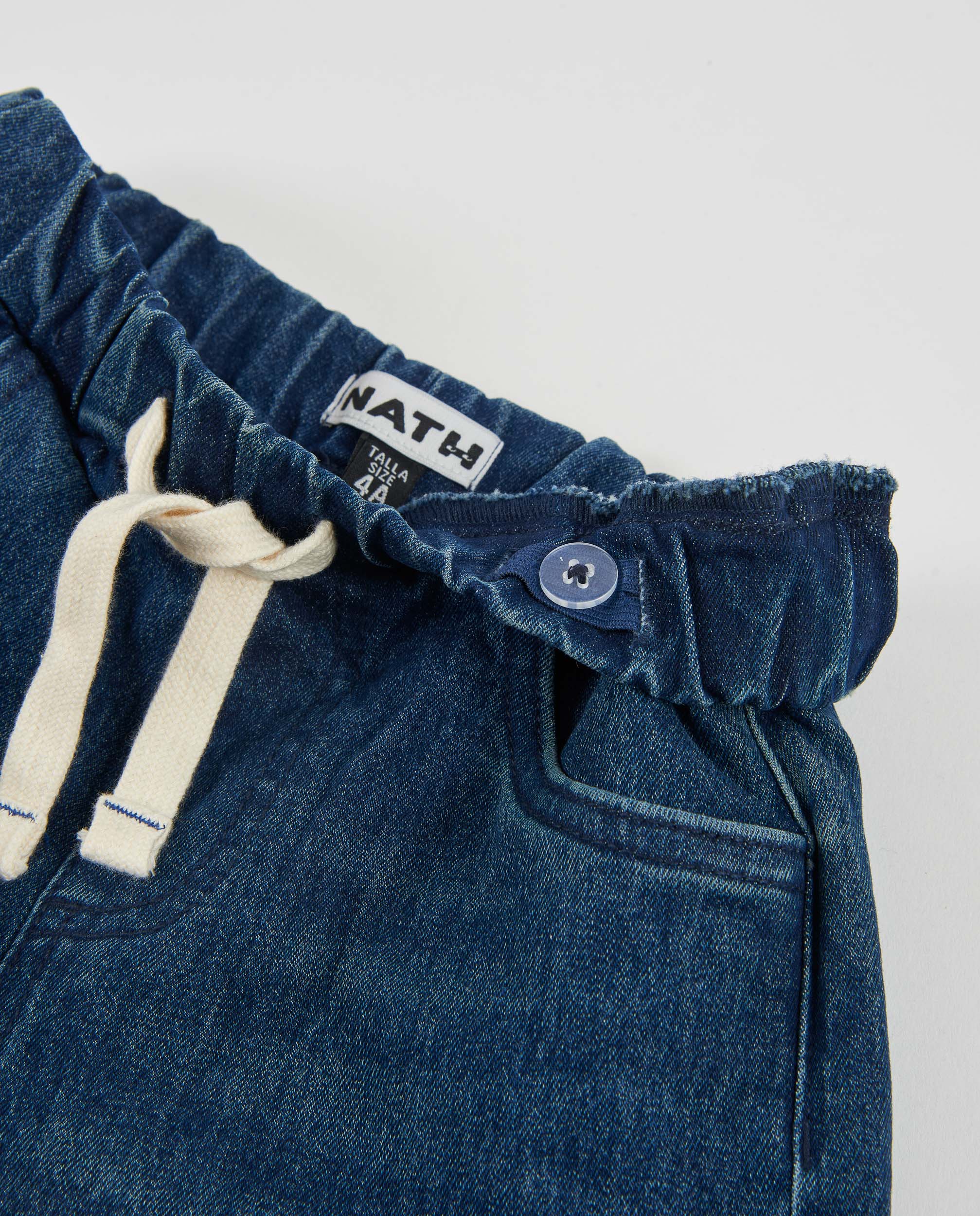 Tuc Tuc Rebel Street pantaloni cargo bambino denim blu