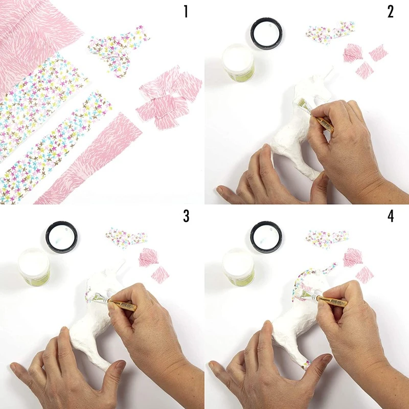 Décopatch Cigno kit decoupage cartapesta