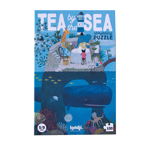Londji Tea By The Sea puzzle 48 pezzi con carte storie