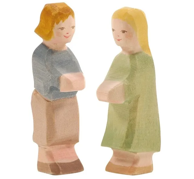 Ostheimer Hansel e Gretel figure legno 10 cm