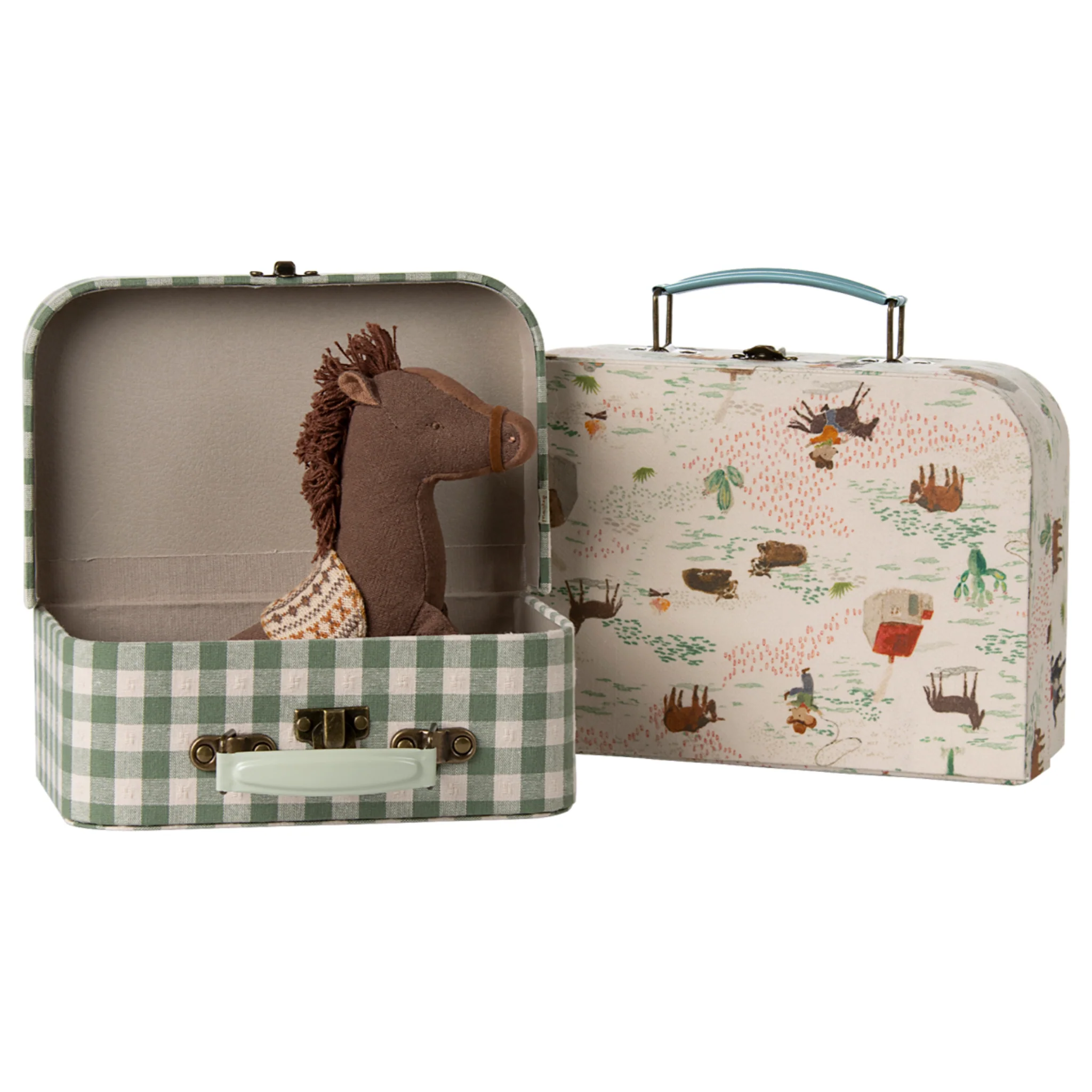 Maileg Pony set 2 valigie in tessuto 22 cm