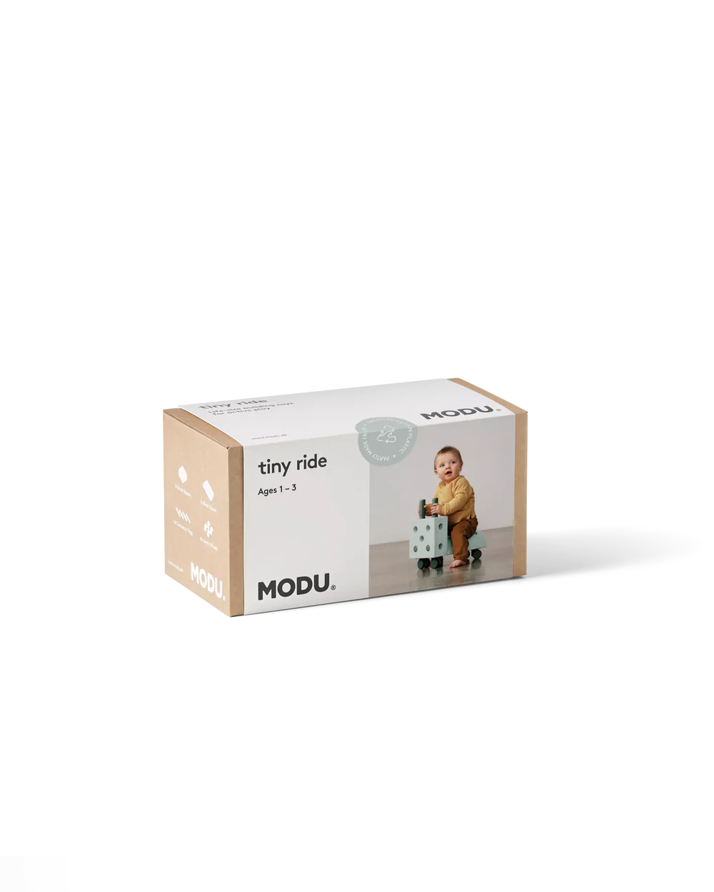 Modu Tiny Ride Mint-Forest cavalcabile costruzioni 10 pezzi