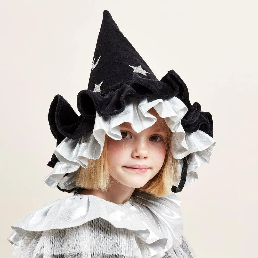 Meri Meri Pioggia di Stelle cappello strega velluto nero