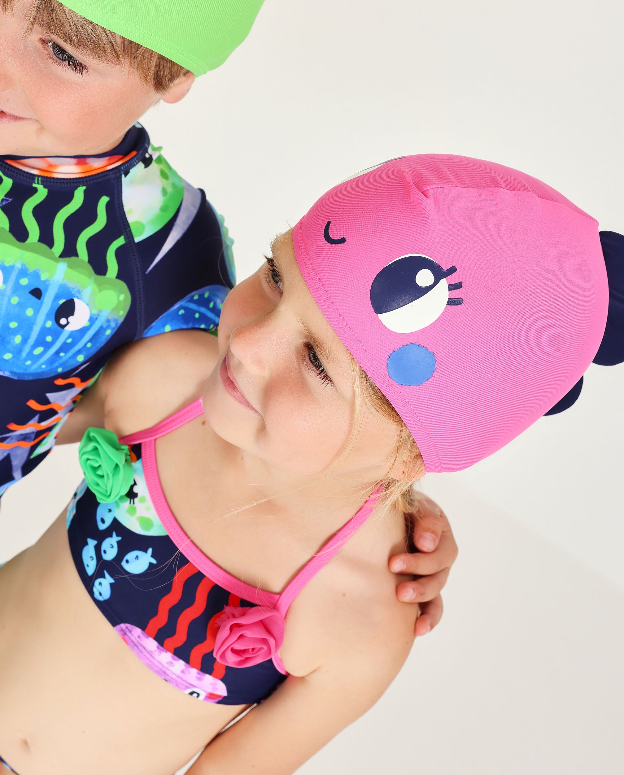 Tuc Tuc cuffia piscina bambina fucsia elastica