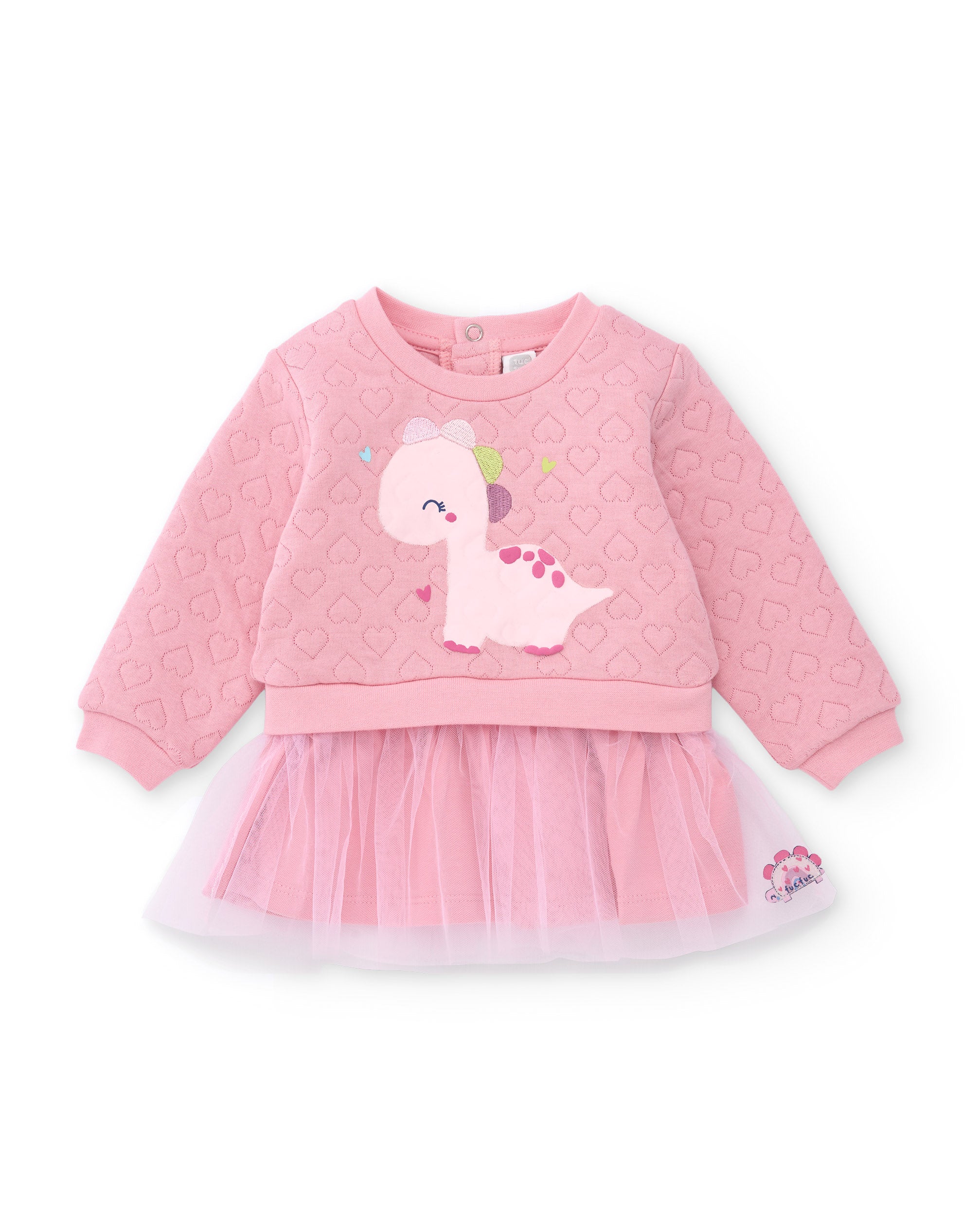 Tuc Tuc Roar Dino vestito neonata rosa dinosauro