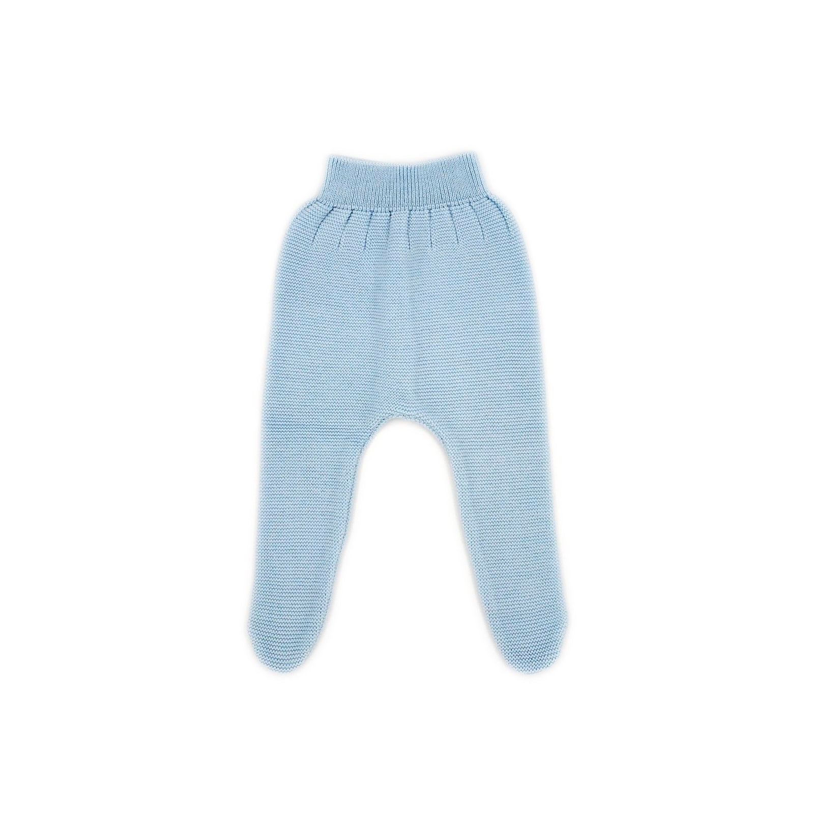 Mebi completino punto azzurro cotone neonato 2 pezzi