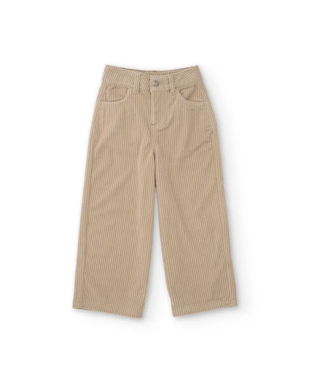 Tuc Tuc Bloom Gallery pantaloni bambina velluto beige