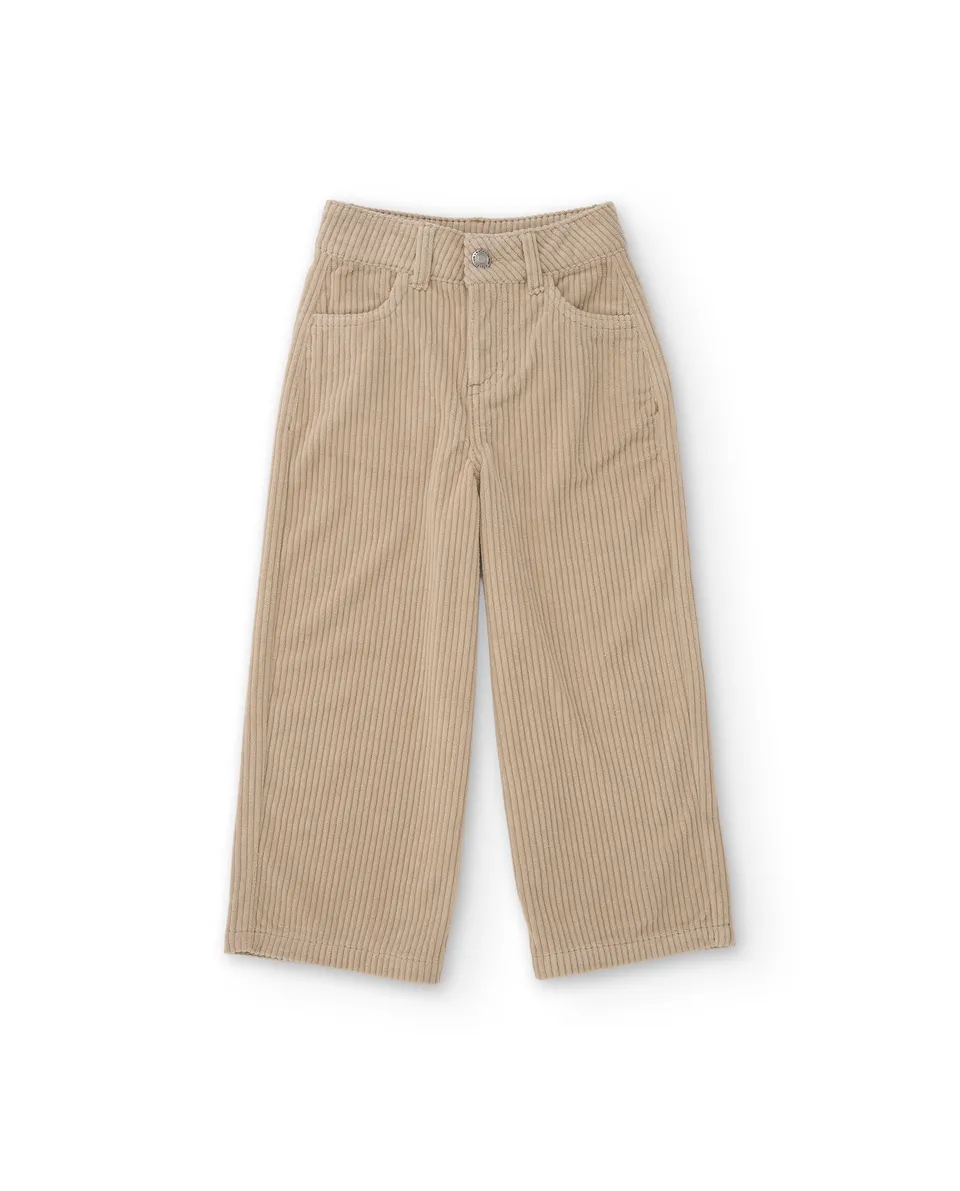 Tuc Tuc Bloom Gallery pantaloni bambina velluto beige
