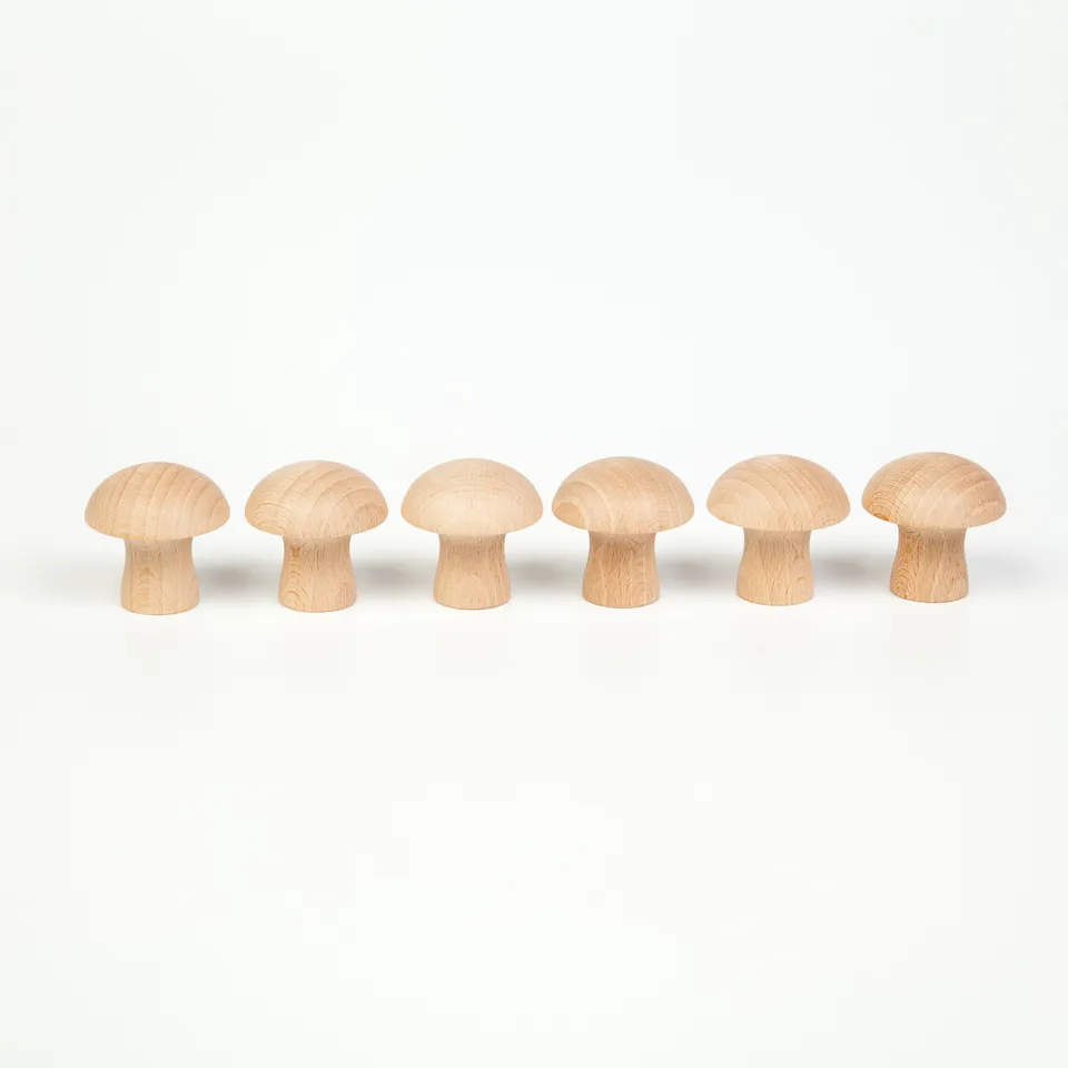 Grapat 6 Funghi Gioco Euristico in Legno