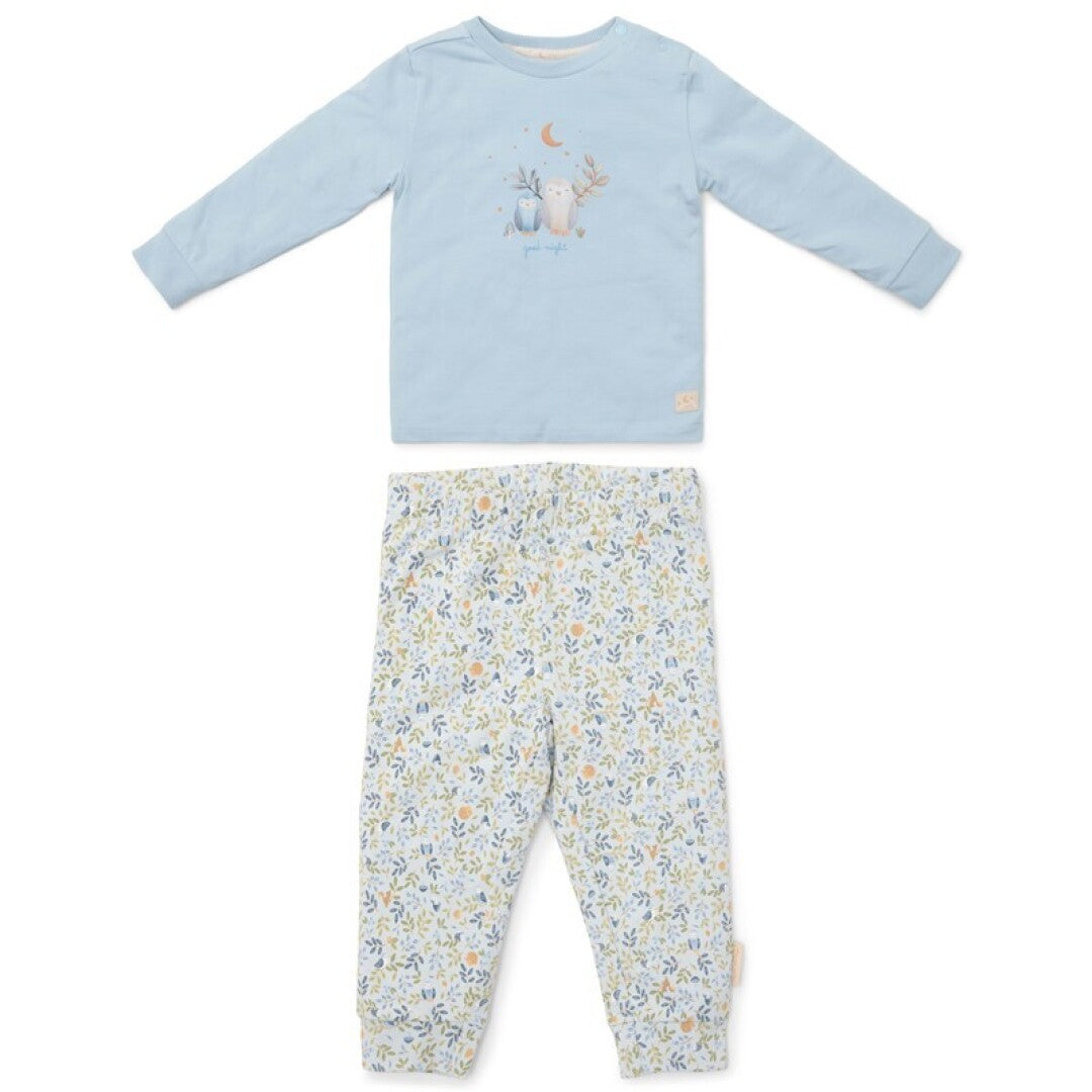 Little Dutch Forest Friends pigiama bimbo blu 2 pezzi bio