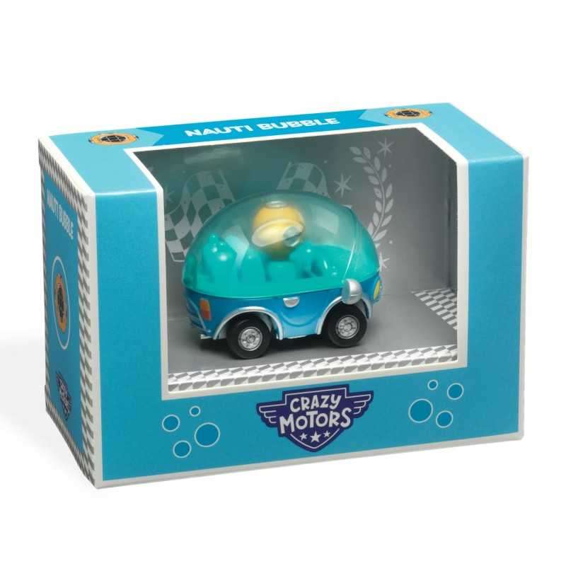Djeco Crazy Motors Nauti Bubble macchinina 6,6 cm vinile