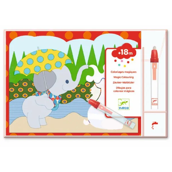 Djeco Outside set artistico acqua 4 fogli