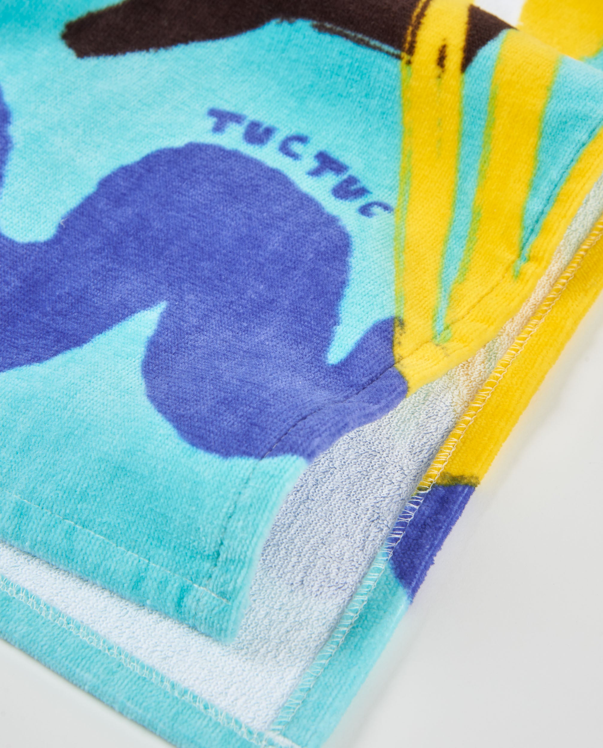 Tuc Tuc poncho mare bambino lilla con cappuccio