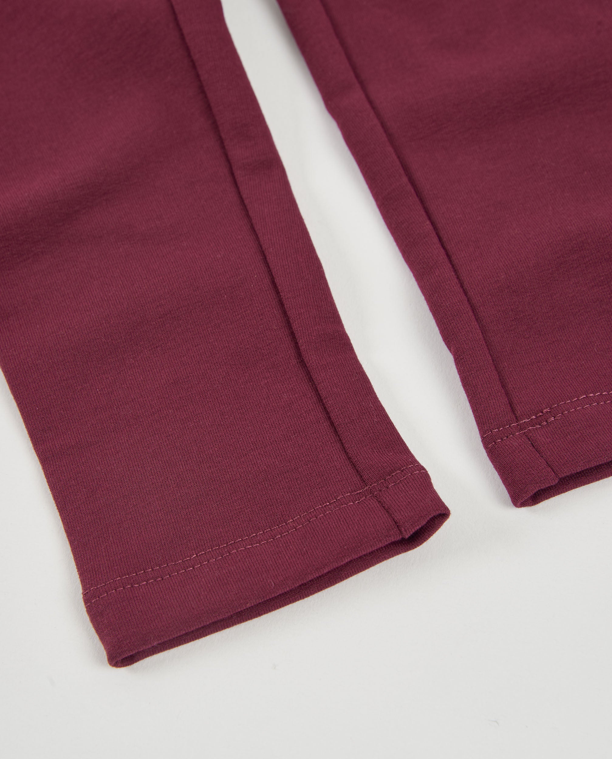 Tuc Tuc leggings bambina felpati bordeaux caldi