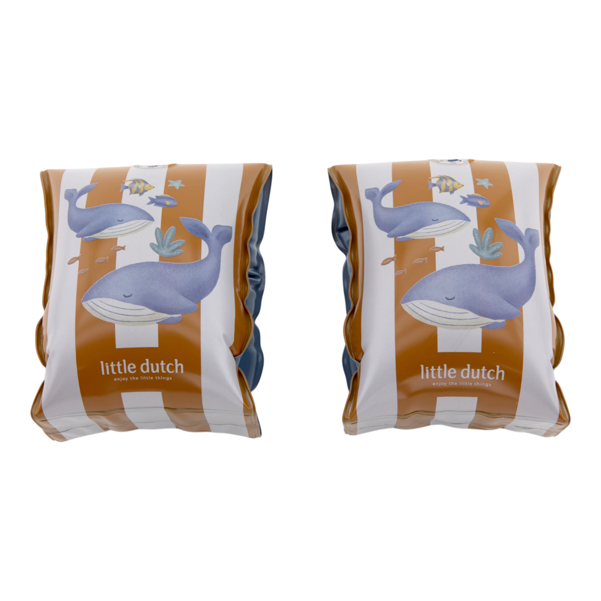 Little Dutch Balene braccioli bimbo 2-6 anni righe marroni