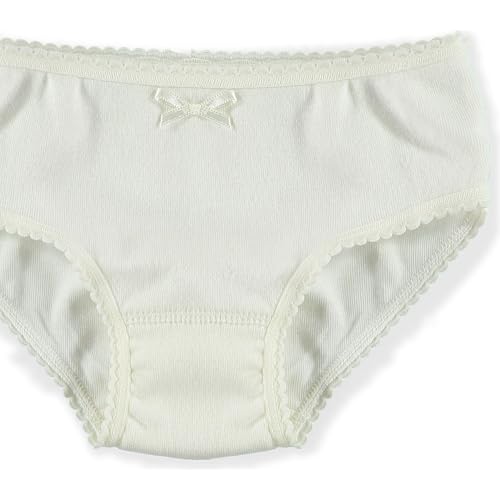 Babidu slip bambina coste fiocco bianco 8 anni