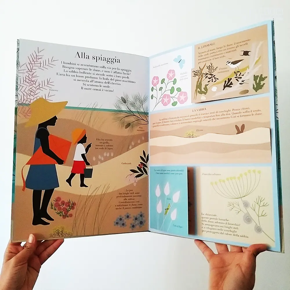 Timpetill Al mare di Emma Giuliani libro finestrelle 16 pagine