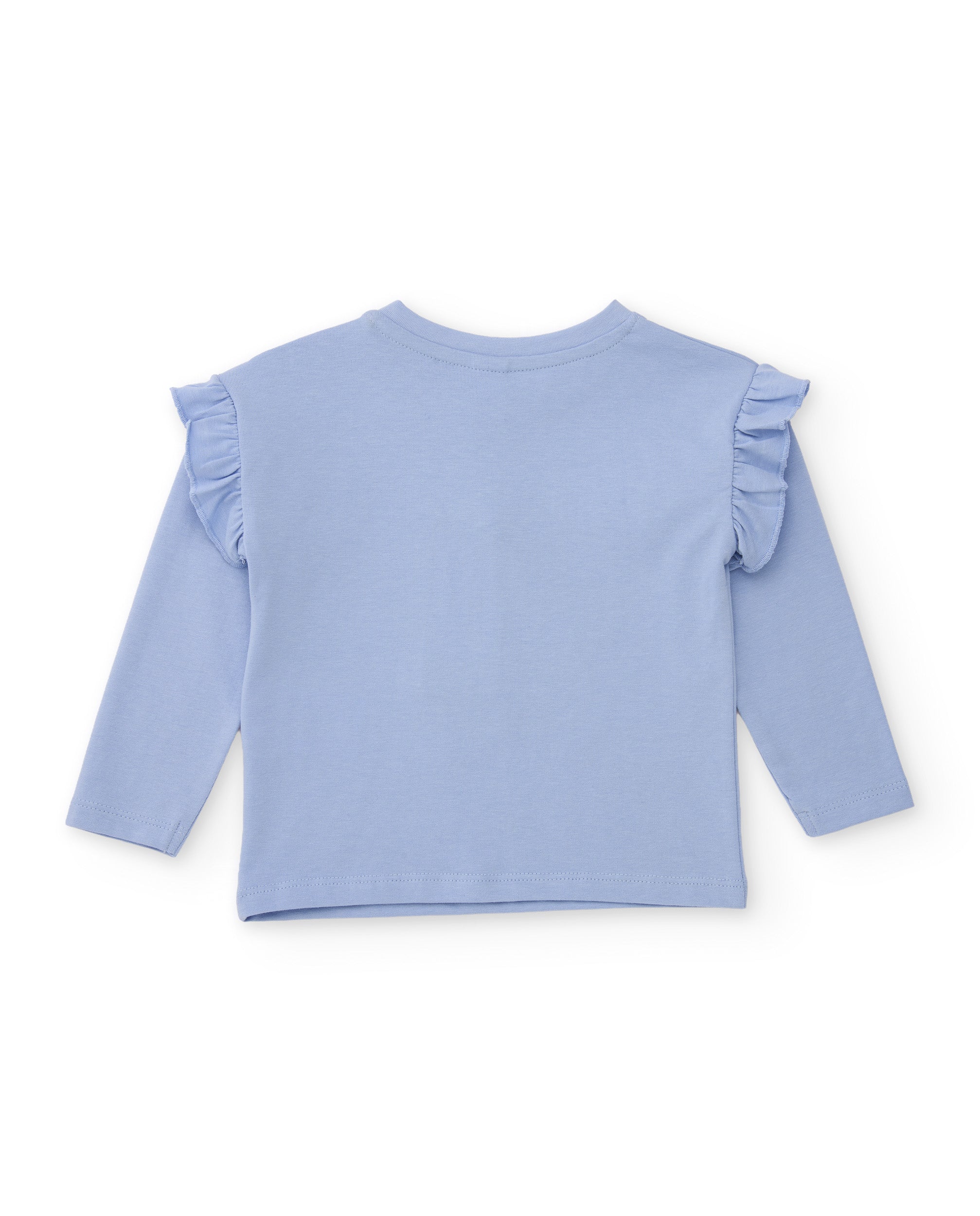 Tuc Tuc maglia bambina azzurra fiori manica lunga