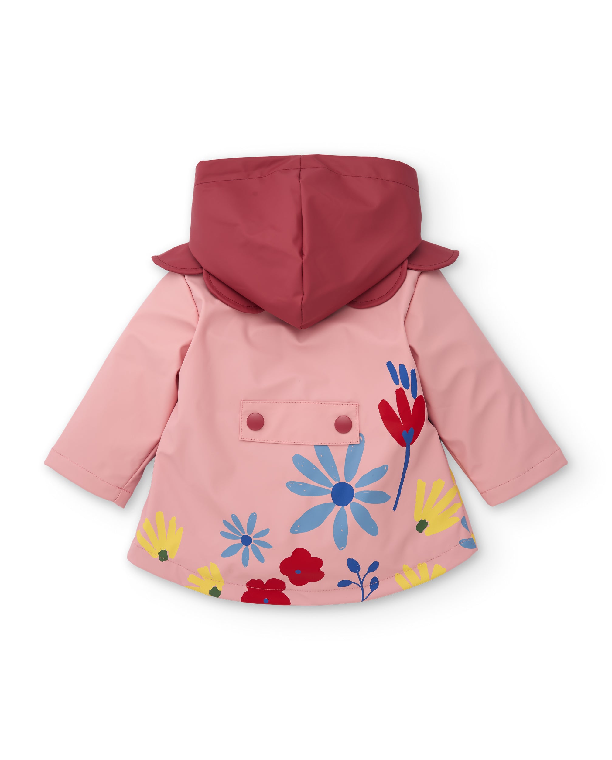 Tuc Tuc giacca antipioggia bambina rosa fiori