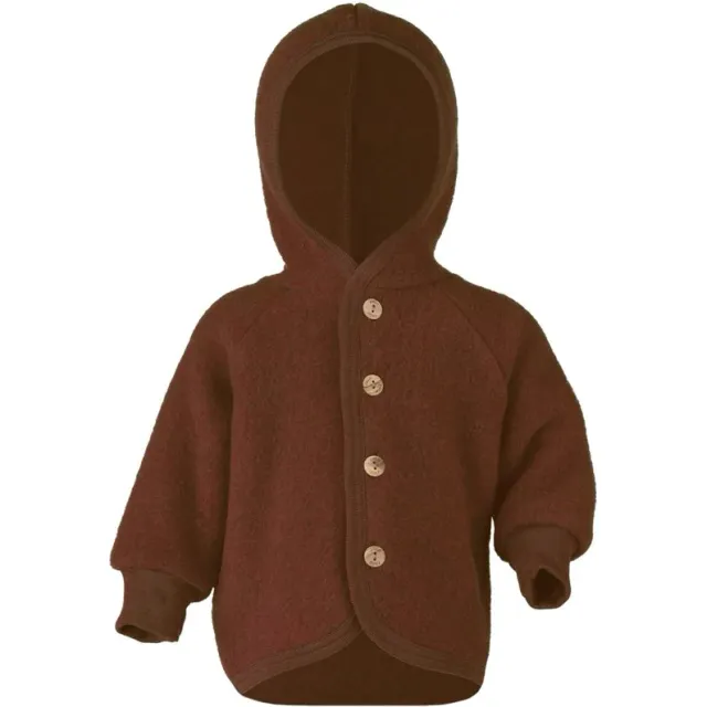 Engel Nature Cannella Giacca Pile Lana 100% Bambini
