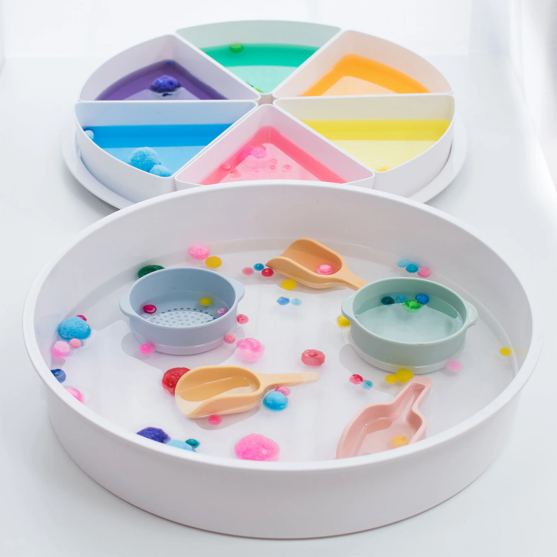 Inspire My Play PlayTray 3in1 Vassoio Sensoriale con Scomparti