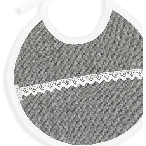 Babidu bavaglino neonato cotone grigio