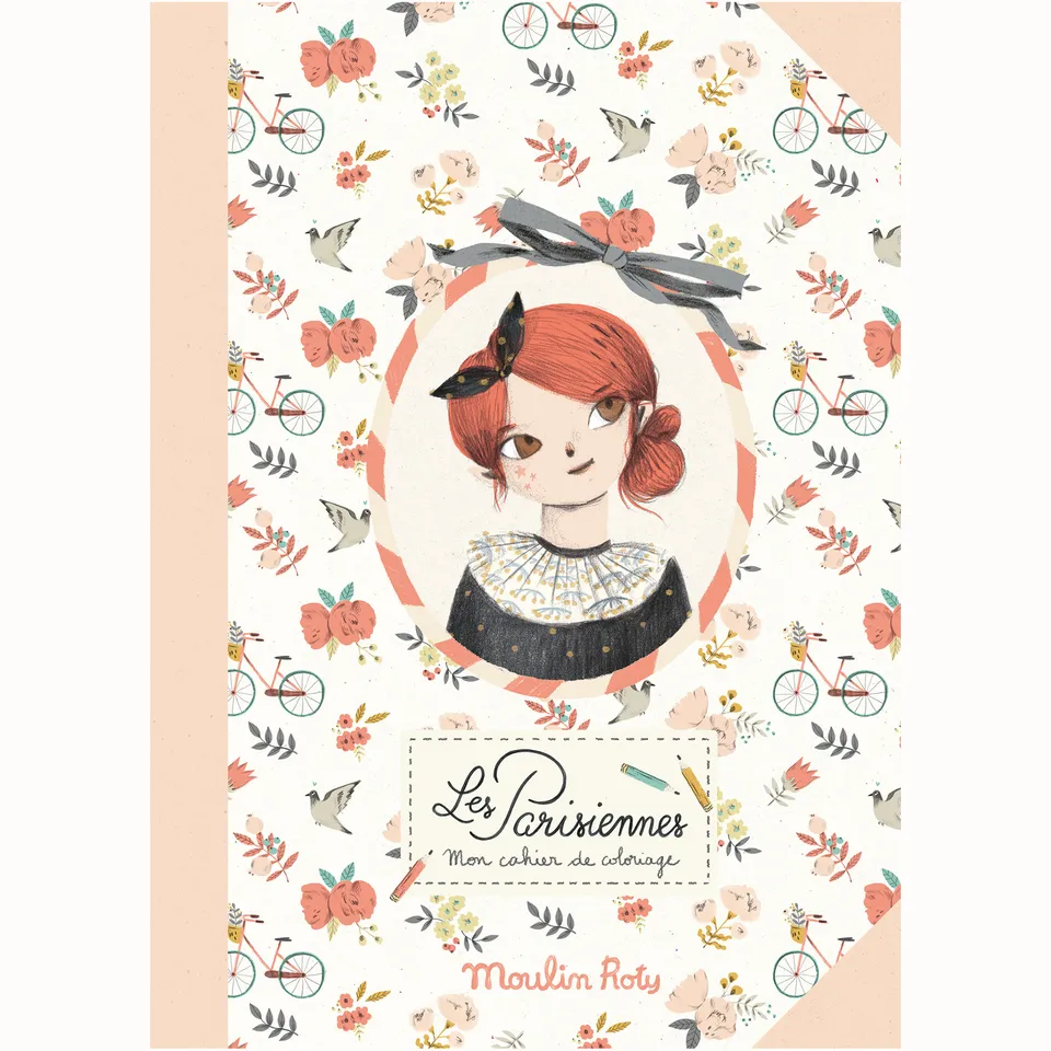 Moulin Roty Les Parisiennes quaderno attività colorare