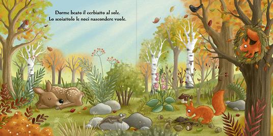 Emme Edizioni Libro Autunno nel Bosco Cartonato 16 Pagine