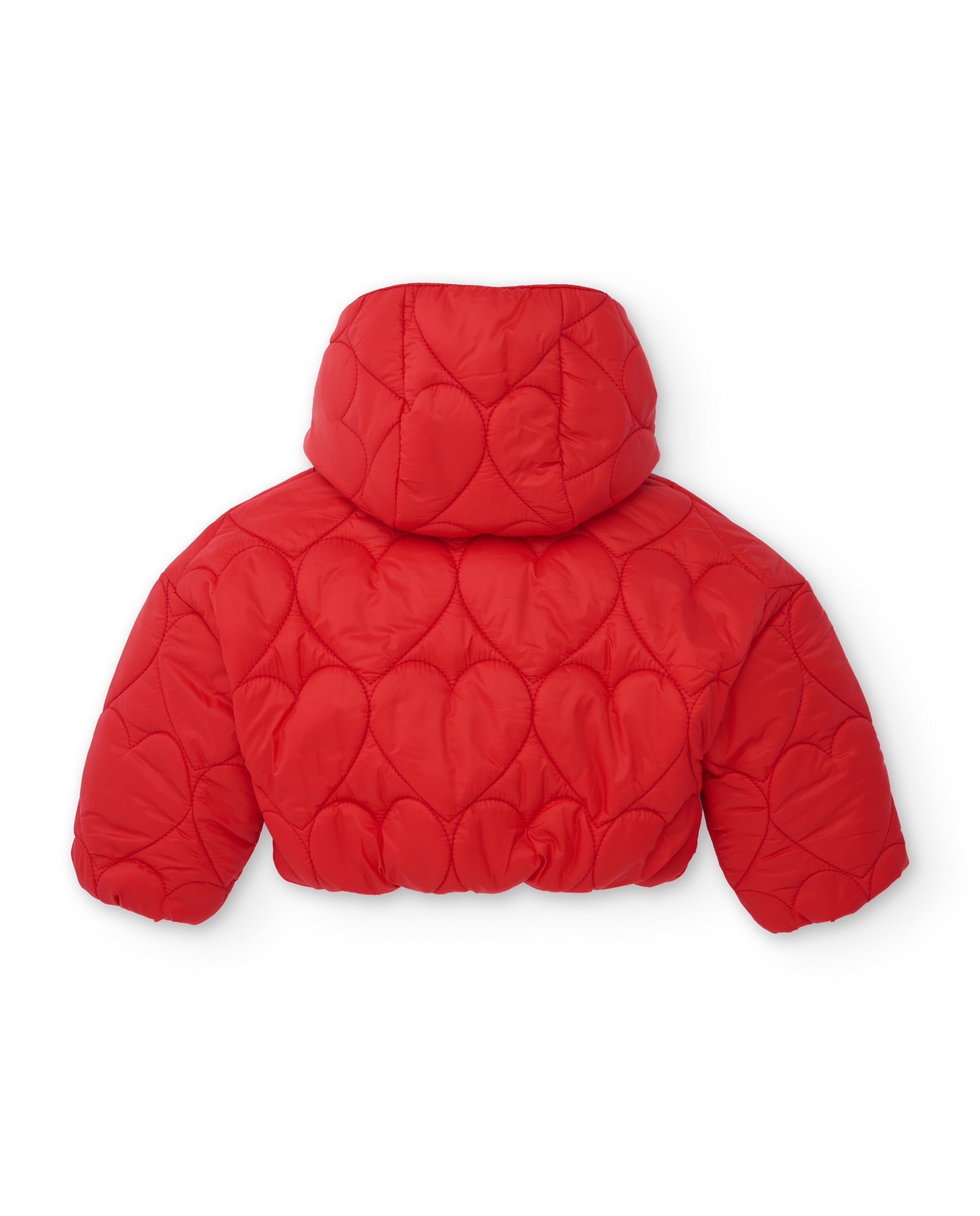 Tuc Tuc piumino bambina rosso con cappuccio
