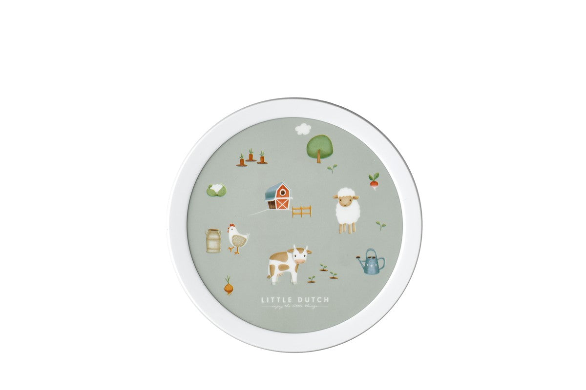 Little Dutch Little Farm portafrutta 300 ml con forchetta