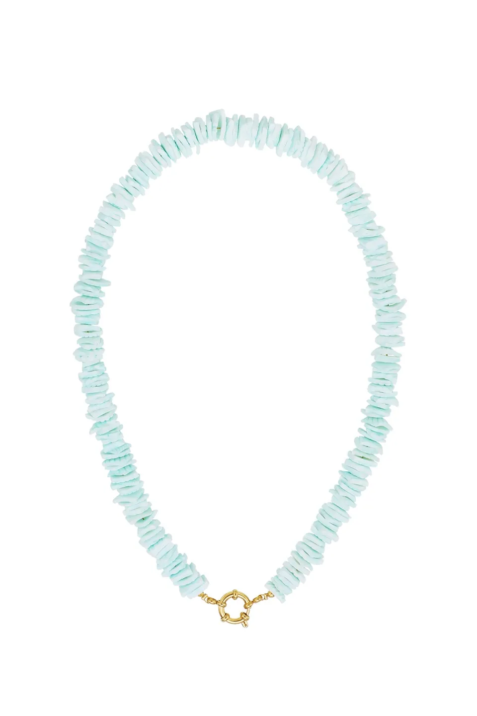 Ella and Rapha Aqua Seashell collana turchese conchiglia