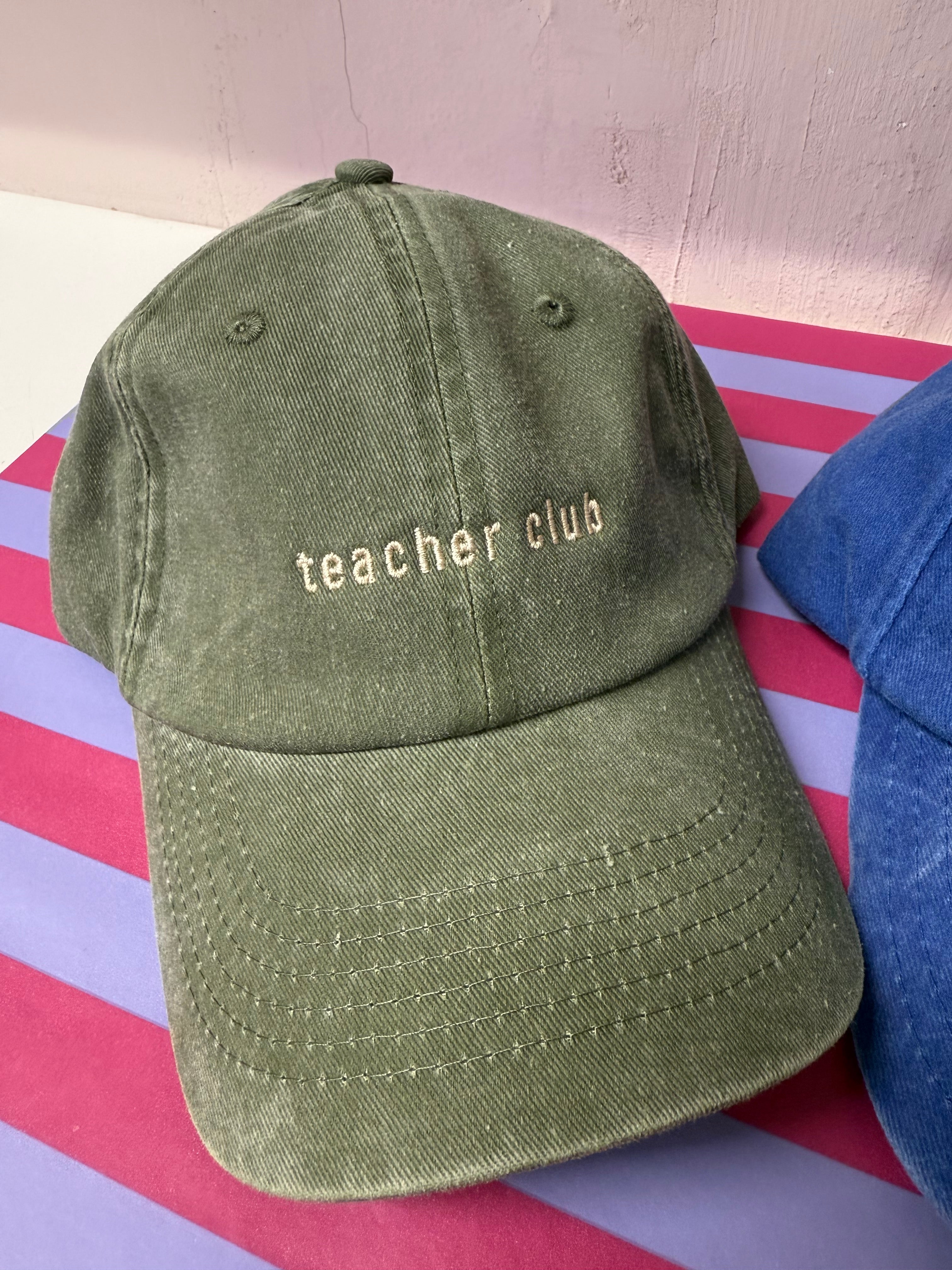 Ella and Rapha Teacher Club cappellino verde vintage