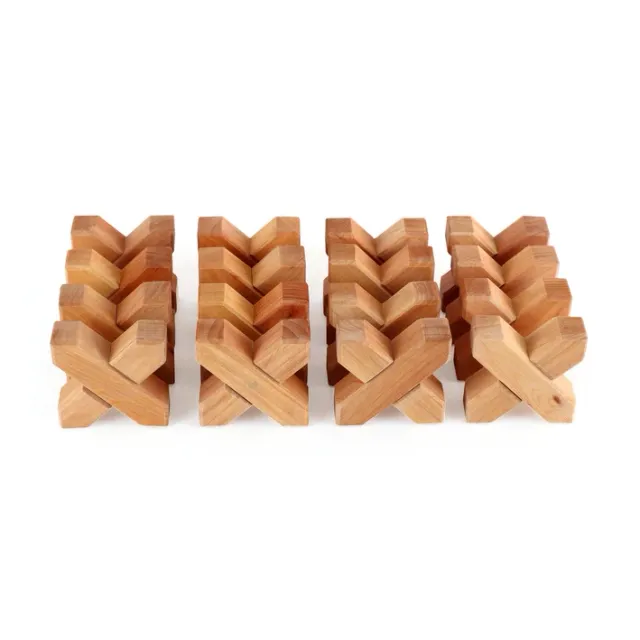 Bauspiel Xbricks set costruzioni legno 16 pezzi