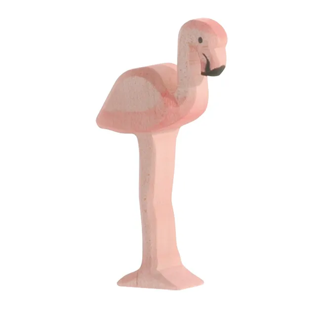 Ostheimer Fenicottero figura animale legno 9 cm