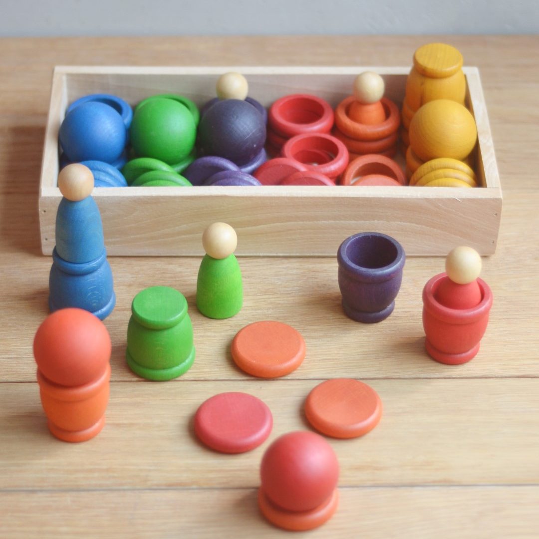 Grapat Primo Set Associazione Gioco Legno 66 Pezzi