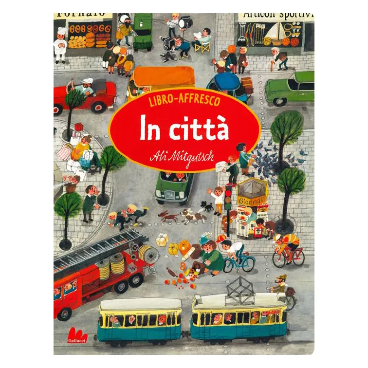 Gallucci In città libro affresco copertina rigida da 2 anni