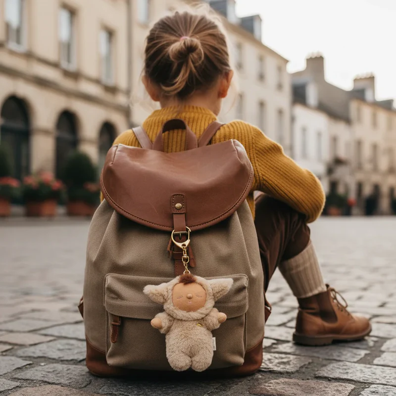 OlliElla Cozy Charm Lamby Pip portachiavi peluche