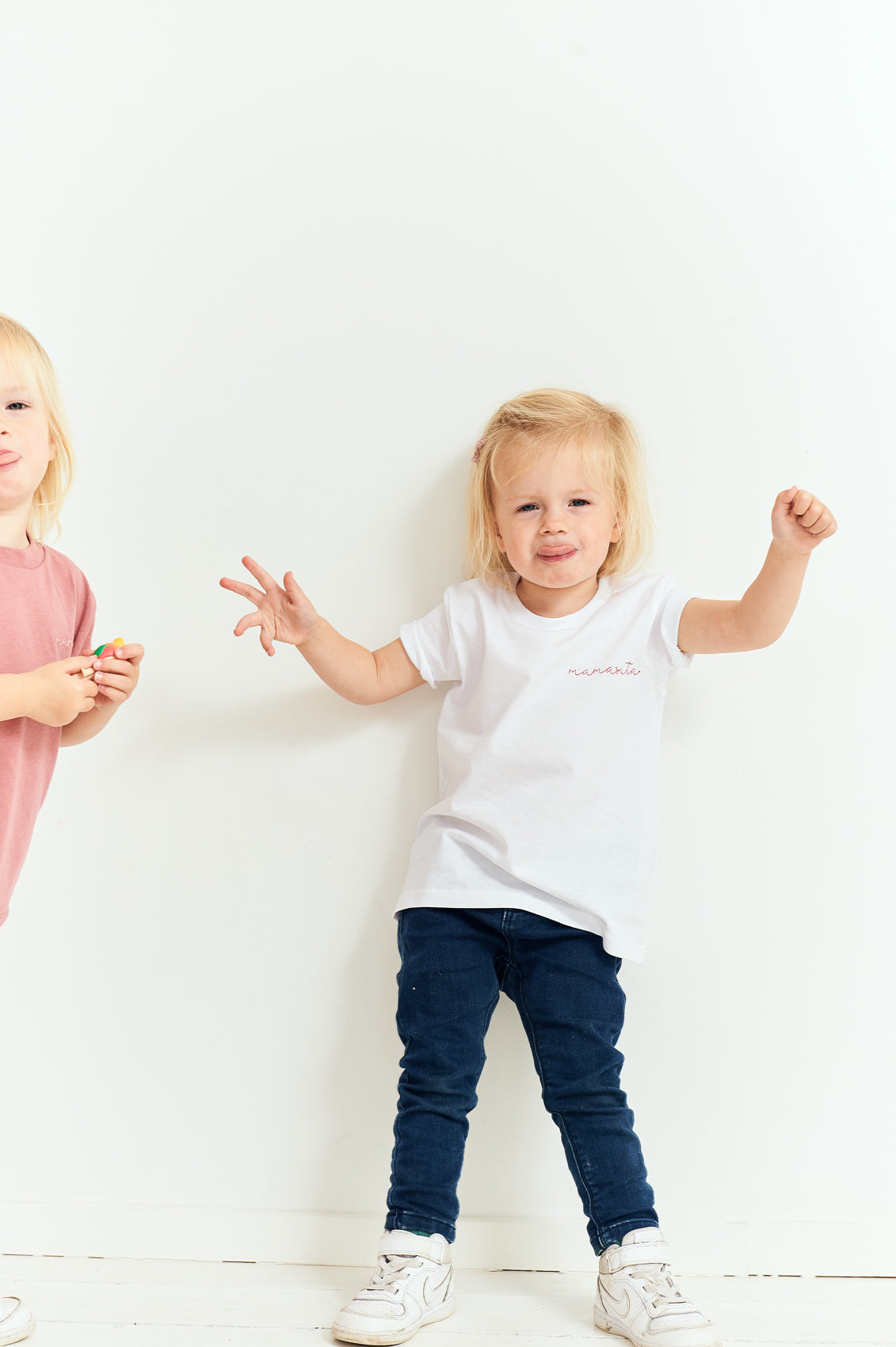 Ella and Rapha Mamasita t-shirt bianca cotone 3-14 anni