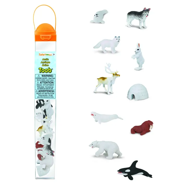 Safari Ltd Toob Artico miniature animali 10 pezzi