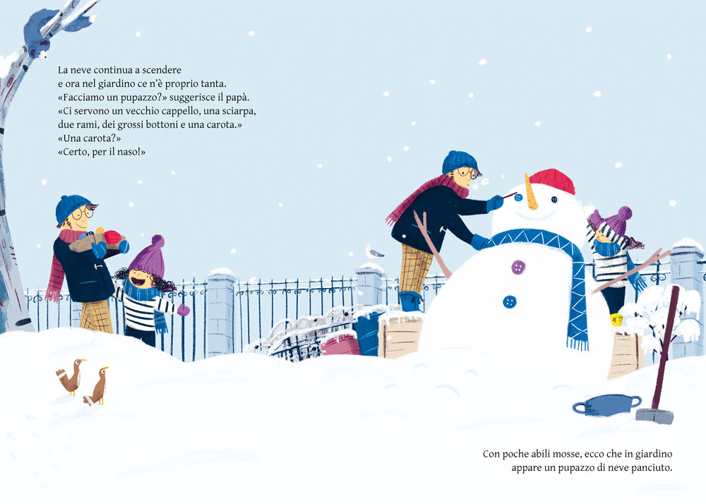 Mimebù La neve sul mare libro albo-gioco 3-6 anni
