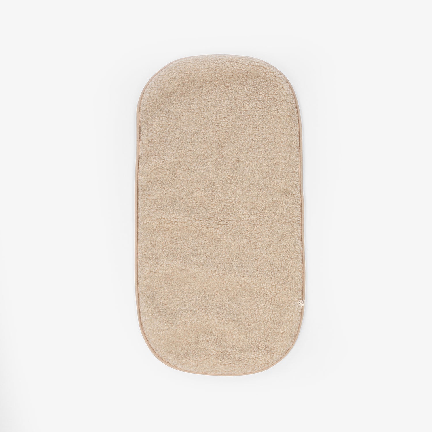 Kico Label materassino carrozzina 35x75 lana merino naturel
